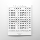 100 Day Practice Challenge Worksheet - Piano Language